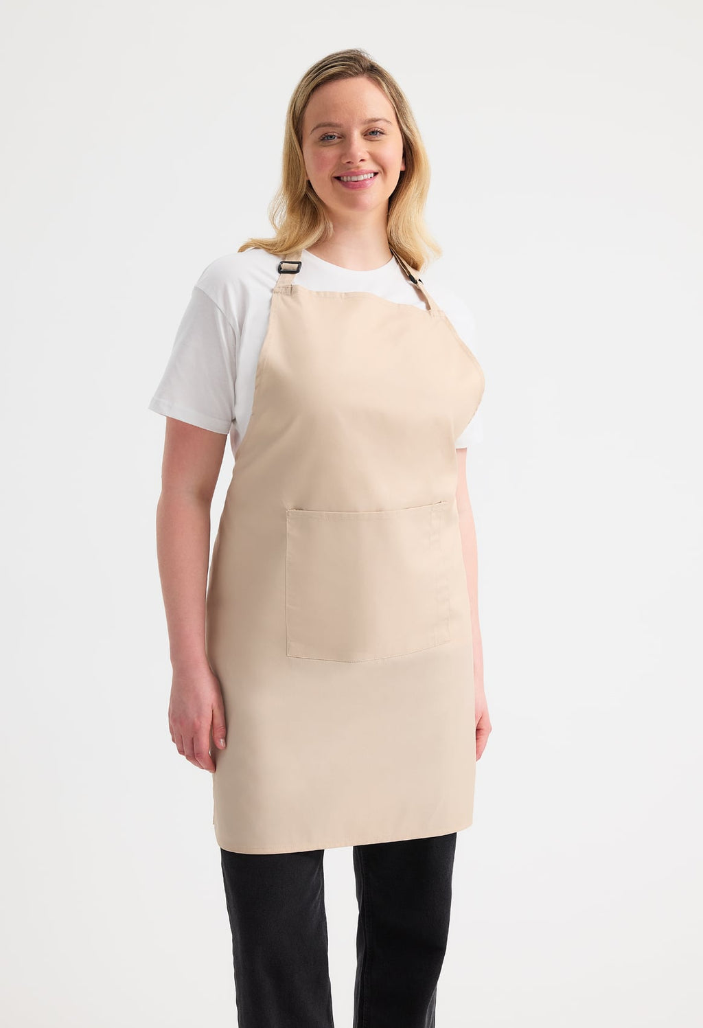 Unisex Bib Apron with Pocket - 195gsm Recycled Polycotton, Front Pocket | 5 Colours