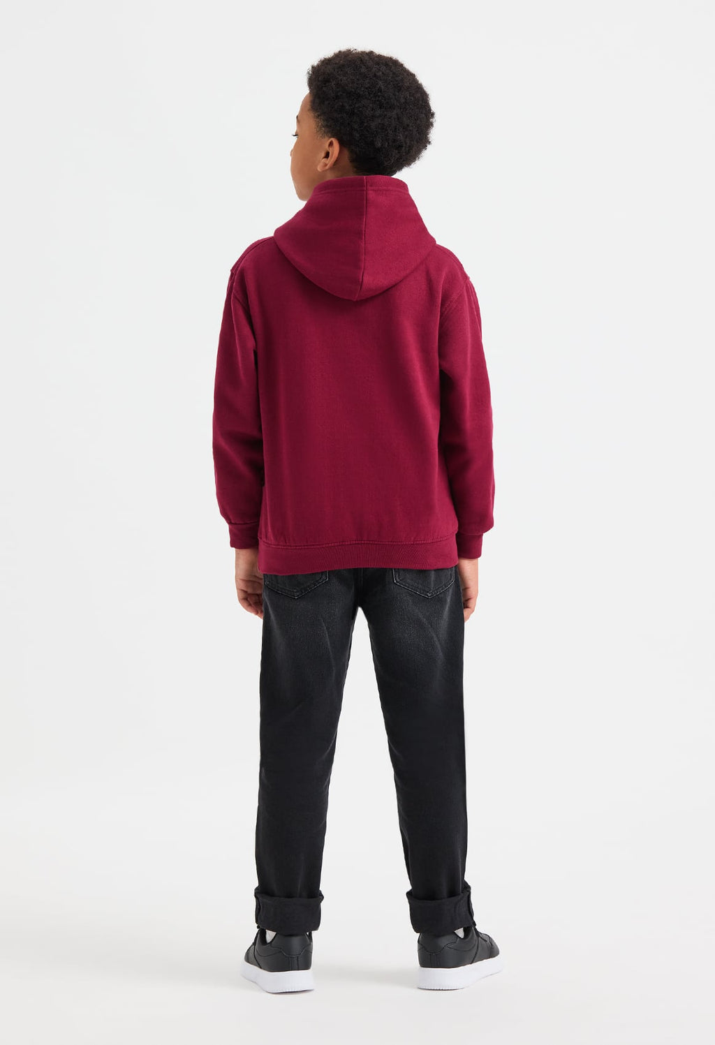 Children's Value Range Hooded Sweatshirt - 280gsm 50/50 Polycotton | Maroon