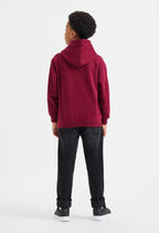 Children's Value Range Hooded Sweatshirt - 280gsm 50/50 Polycotton | Maroon