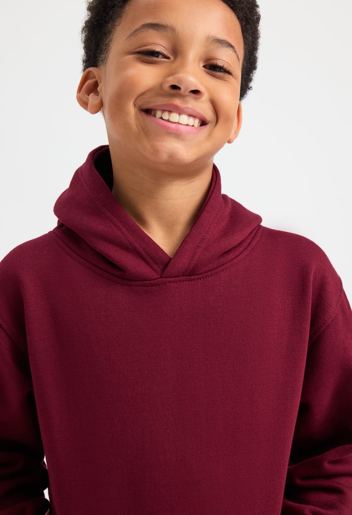 Children's Value Range Hooded Sweatshirt - 280gsm 50/50 Polycotton | Maroon