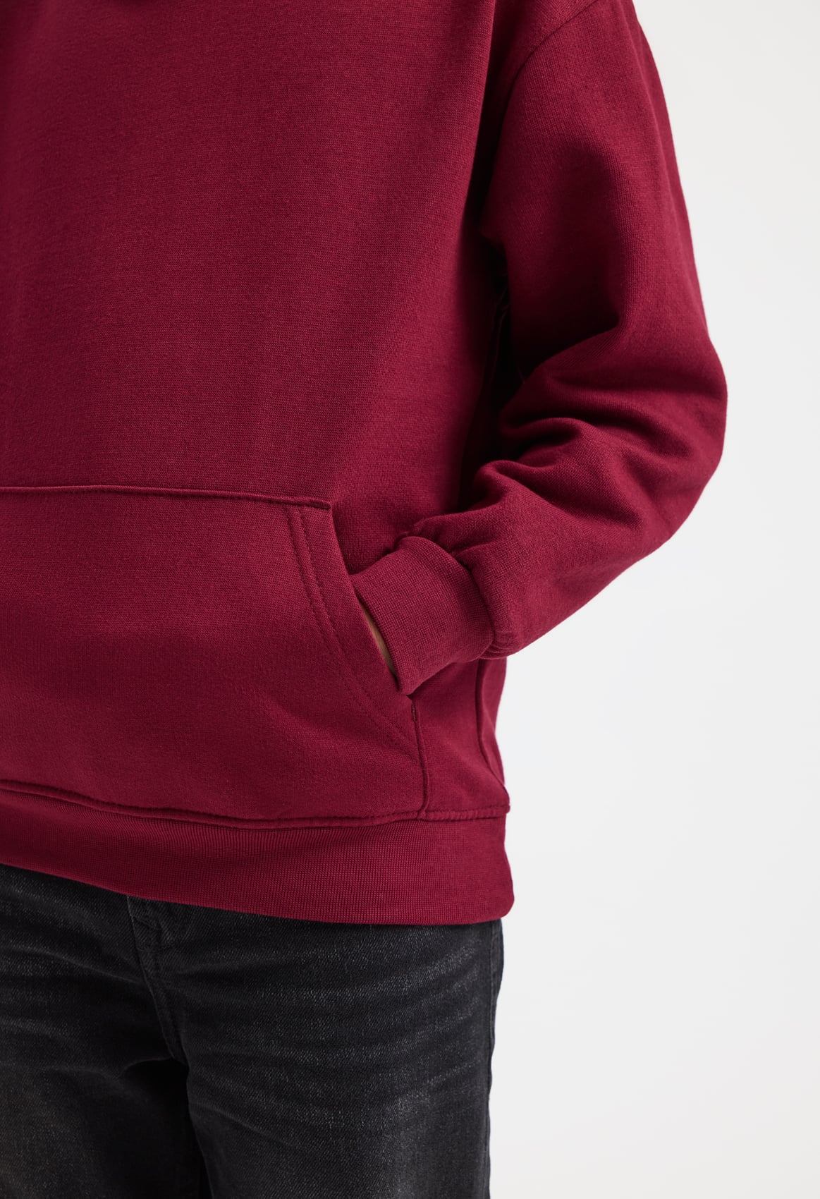 Children's Value Range Hooded Sweatshirt - 280gsm 50/50 Polycotton | Maroon
